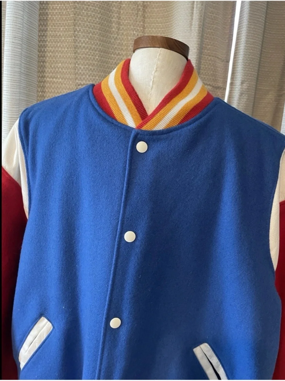 vintage Holloway bomber varsity jacket NWT bold colors Men’s Size XL